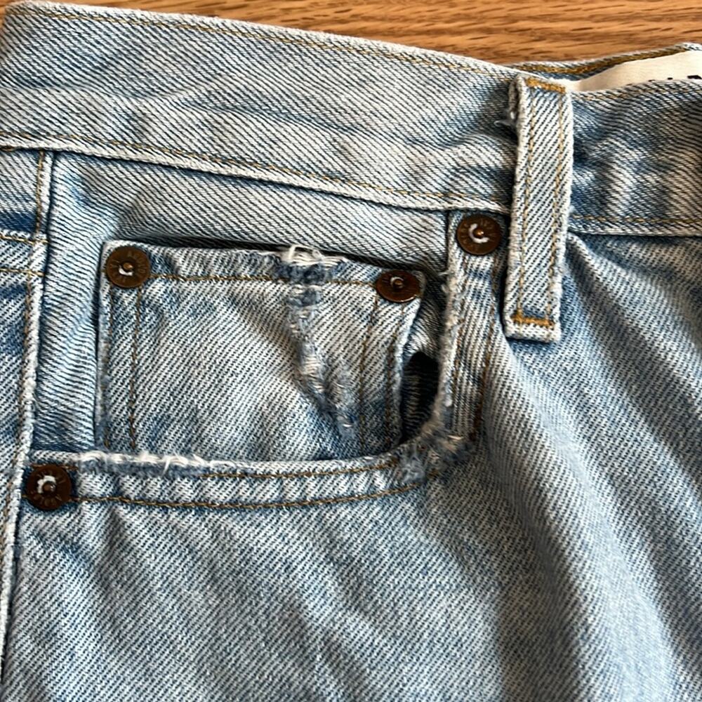 Agolde Riley High Rise Straight Crop Jeans - Picture 5 of 12